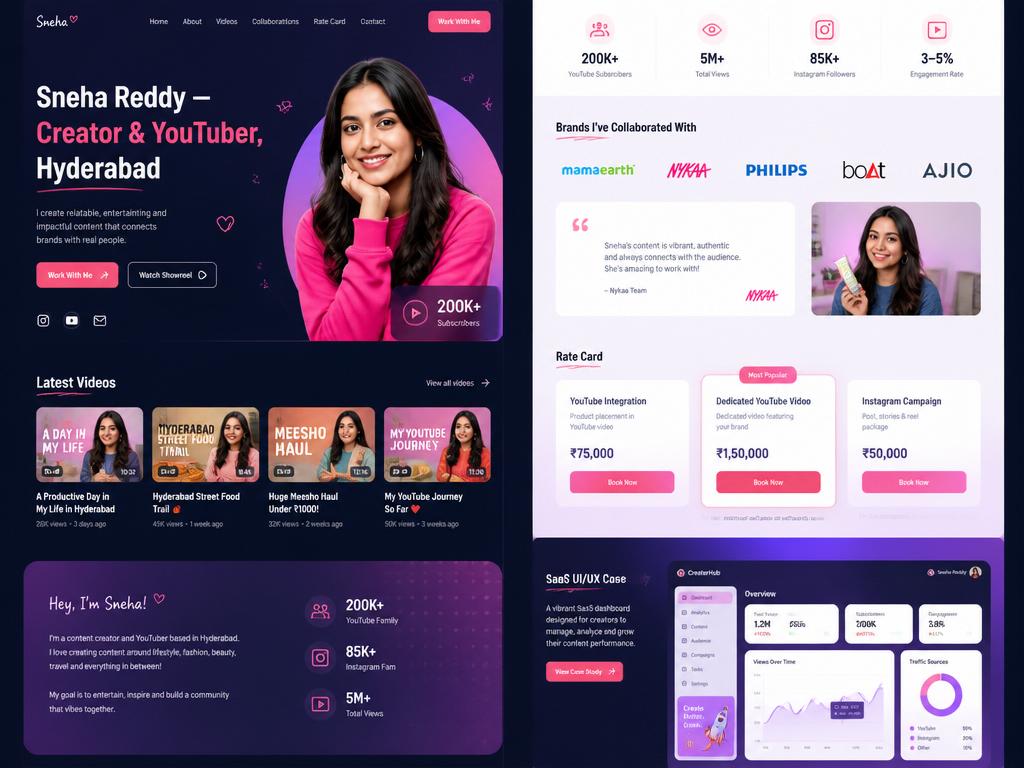 Reel — Content Creator template